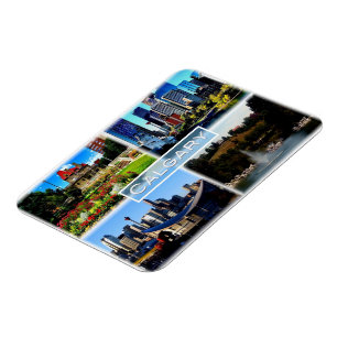 Magnet Flexible CA Alberta - Calgary - Garden of Blue Blood -