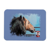 Magnet Flexible Caballos/Cabalos/Chevaux (Horizontal)
