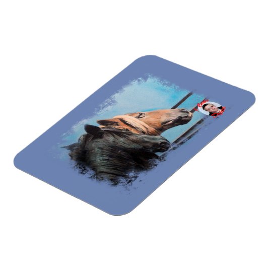 Magnet Flexible Caballos/Cabalos/Chevaux (Côté Gauche)