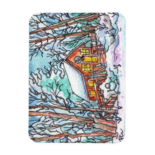 Magnet Flexible Cabine d'hiver (Vertical)