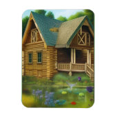 Magnet Flexible Cabine par l'étang (Vertical)