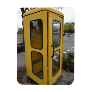 Magnet Flexible Cabine téléphonique jaune