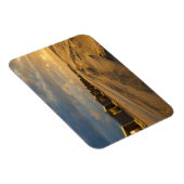 Magnet Flexible Cabines de plage au coucher du soleil sur la côte  (Côté Droit)