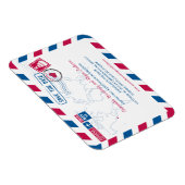 Magnet Flexible Cabo San Lucas Mexico Airmail | Enregistrer la dat (Côté Droit)