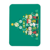 Magnet Flexible cacahuètes | Arbre de Noël de menthe poivrée (Vertical)