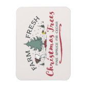 Magnet Flexible cacahuètes | Arbres de Noël frais de ferme (Vertical)