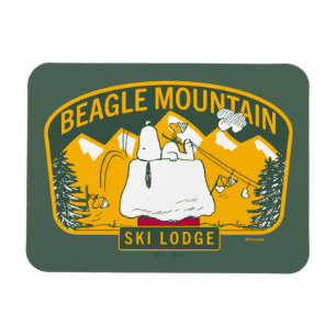 Magnet Flexible cacahuètes   Beagle Mountain Ski Lodge