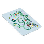 Magnet Flexible cacahuètes | L'amour et les lumières de Noël (Côté Droit)