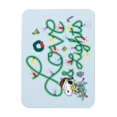 Magnet Flexible cacahuètes | L'amour et les lumières de Noël (Vertical)