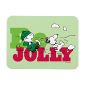 Magnet Flexible cacahuètes | Linus & Snoopy Be Jolly (Horizontal)