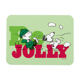 Magnet Flexible cacahuètes Linus & Snoopy Be Jolly