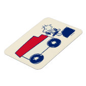 Magnet Flexible cacahuètes | Machine de resurfaçage de glace Woods (Côté Gauche)