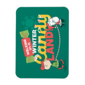 Magnet Flexible cacahuètes | Marcher Dans Un Pays De Bonbons D'Hiv (Vertical)