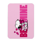 Magnet Flexible cacahuètes | Saint Valentin | Snoopy Be Mine (Vertical)