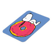 Magnet Flexible cacahuètes | Snoopy Donut rose (Côté Gauche)