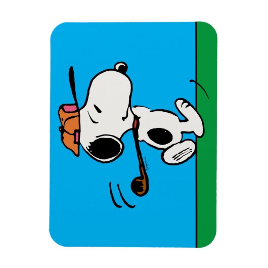 Magnet Flexible cacahuètes | Snoopy Golf Swing (Vertical)
