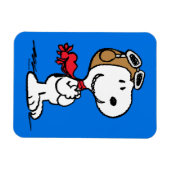 Magnet Flexible cacahuètes | Snoopy L'As Volant (Horizontal)