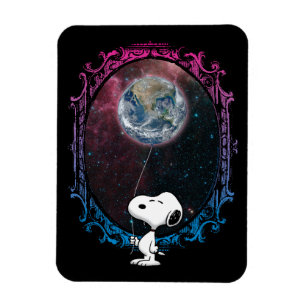 Magnet Flexible cacahuètes   Snoopy Spacé Out Balloon