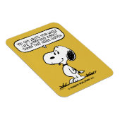 Magnet Flexible cacahuètes | Snoopy Vous ne pouvez pas regarder to (Côté Droit)
