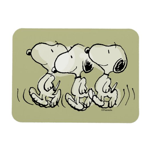 Magnet Flexible cacahuètes | Snoopy Walking Tall (Horizontal)
