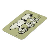 Magnet Flexible cacahuètes | Snoopy Walking Tall (Côté Gauche)
