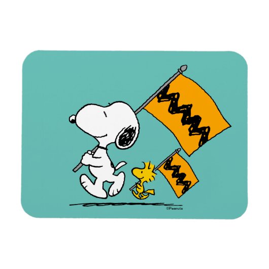 Magnet Flexible cacahuètes | Snoopy & Woodstock (Horizontal)