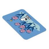 Magnet Flexible cacahuètes | Snoopy & Woodstock Flower Garden (Côté Droit)