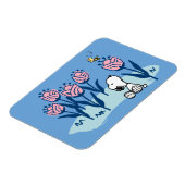 Magnet Flexible cacahuètes | Snoopy & Woodstock Flower Garden (Côté Gauche)