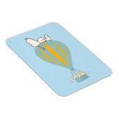 Magnet Flexible cacahuètes | Snoopy & Woodstock Hot Air Balloon (Côté Droit)
