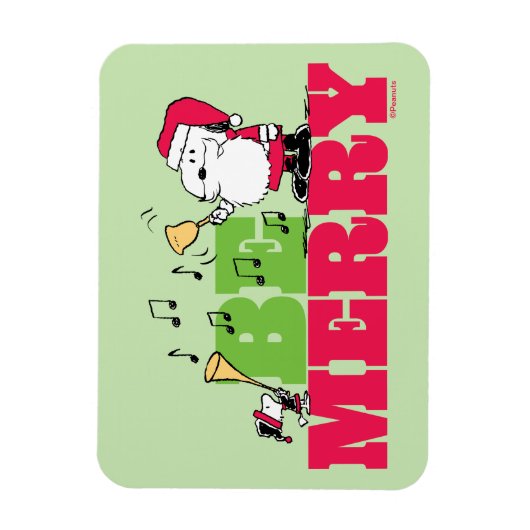 Magnet Flexible cacahuètes | Sois Joyeux Noël (Vertical)