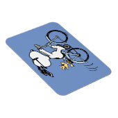Magnet Flexible cacahuètes | Vélo Snoopy & Woodstock (Côté Droit)