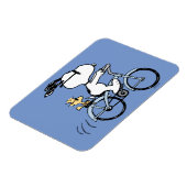 Magnet Flexible cacahuètes | Vélo Snoopy & Woodstock (Côté Gauche)