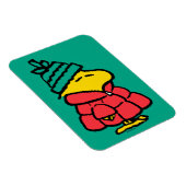 Magnet Flexible cacahuètes | Veste d'hiver de Woodstock Puffy (Côté Droit)