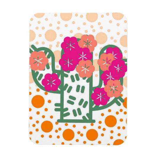 Magnet Flexible Cactus de printemps (Vertical)