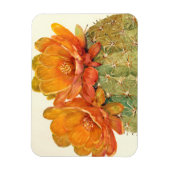 Magnet Flexible Cactus Orange Blossoms (Vertical)