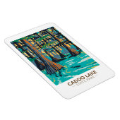 Magnet Flexible Caddo Lake State Park Texas Vintage (Côté Droit)