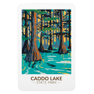 Magnet Flexible Caddo Lake State Park Texas Vintage