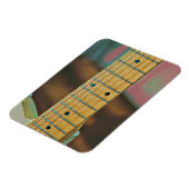 Magnet Flexible cadeau amant guitare rétro (Côté Gauche)