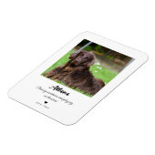 Magnet Flexible Cadeau commémoratif pour animaux | Dans la mémoire (Côté Gauche)