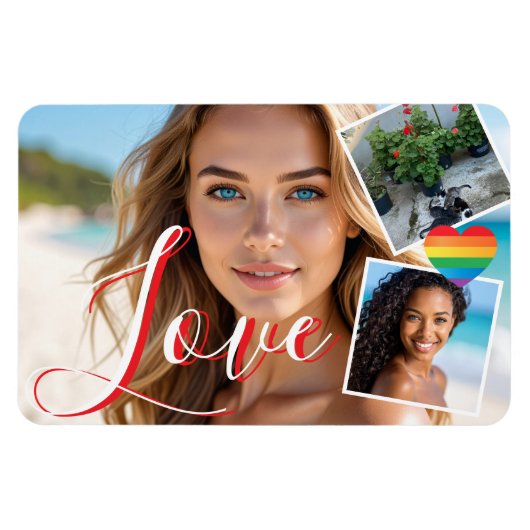 Magnet Flexible Cadeau d'amour spécial  (Horizontal)