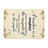 Magnet Flexible Cadeau d'appréciation de l'enseignant Un enseignan (Horizontal)