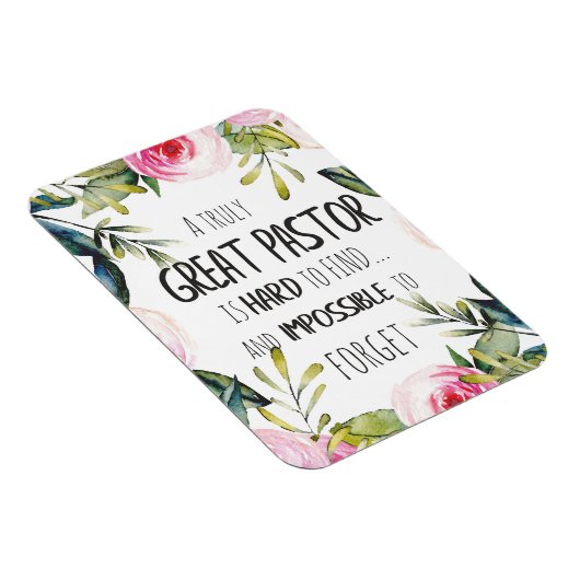 Magnet Flexible Cadeau d'appréciation pour le pasteur Citation de (Côté Droit)