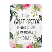 Magnet Flexible Cadeau d'appréciation pour le pasteur Citation de (Vertical)