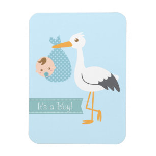 Magnet Flexible Cadeau de fête de douche de bébé garçon mignon Liv