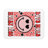 Magnet Flexible Cadeau de la Saint-Valentin | Aimez plus, inquiéte (Horizontal)
