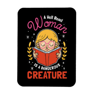 Magnet Flexible Cadeau de lectrice Une femme bien lue