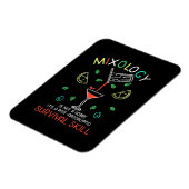 Magnet Flexible Cadeau de Noël | Barman Mixologue (Côté Gauche)