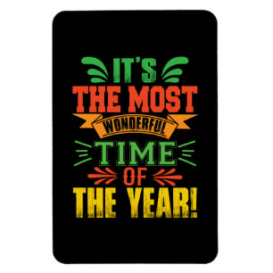 Magnet Flexible Cadeau De Noël C'Est Le Moment Le Plus Merveilleux
