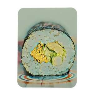 Magnet Flexible Cadeau de sushi pour les amateurs de nourriture