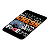 Magnet Flexible Cadeau d'échecs | Jeu Vidéo D'Échecs Ou Conception (Côté Gauche)